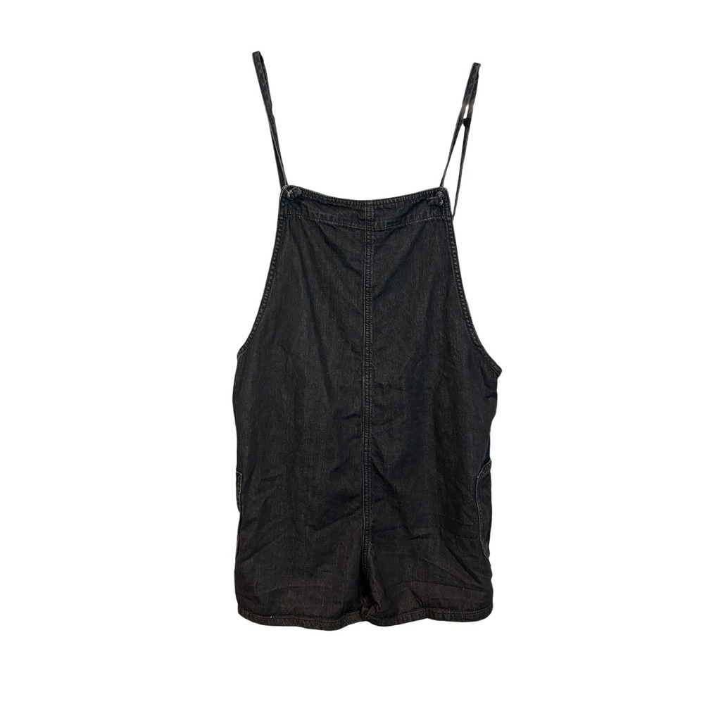 BDG Urban‎ Outfitters Black Denim Shortalls Overalls Large Spaghetti Strap